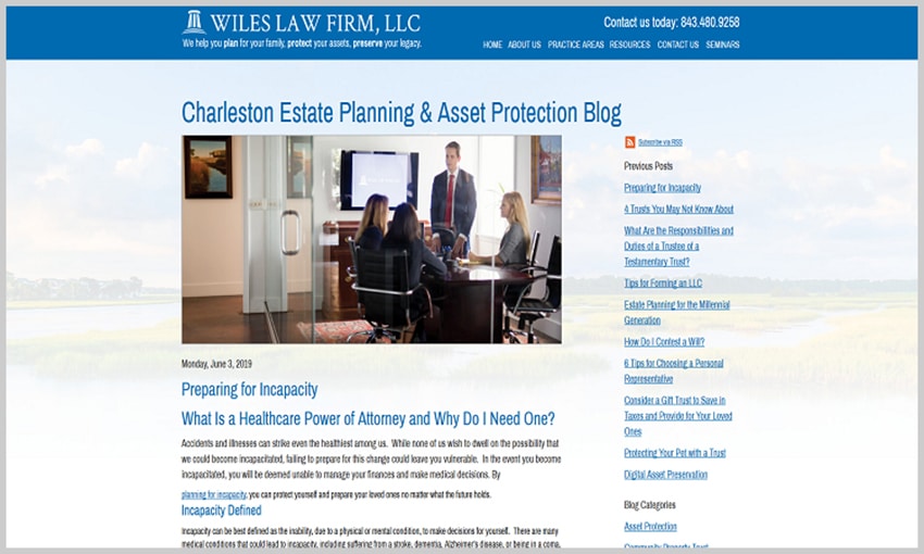 internet-marketing-estate-planning-lawyers-wiles-law-firm-website