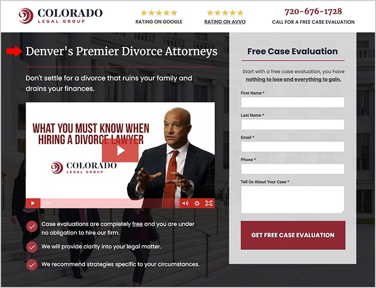 law-firm-landing-page-headline