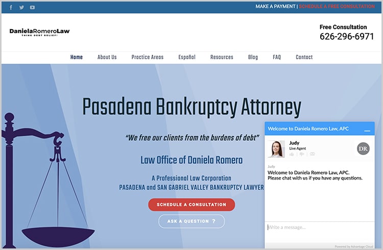live-chat-bankruptcy-attorney-marketing