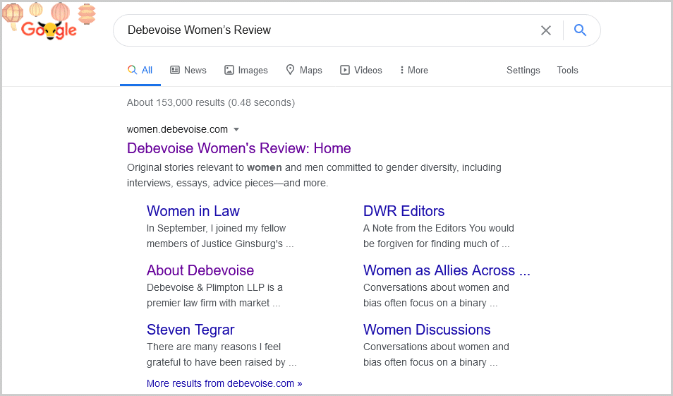 Debevoise_Women’s_Review_Google_Search