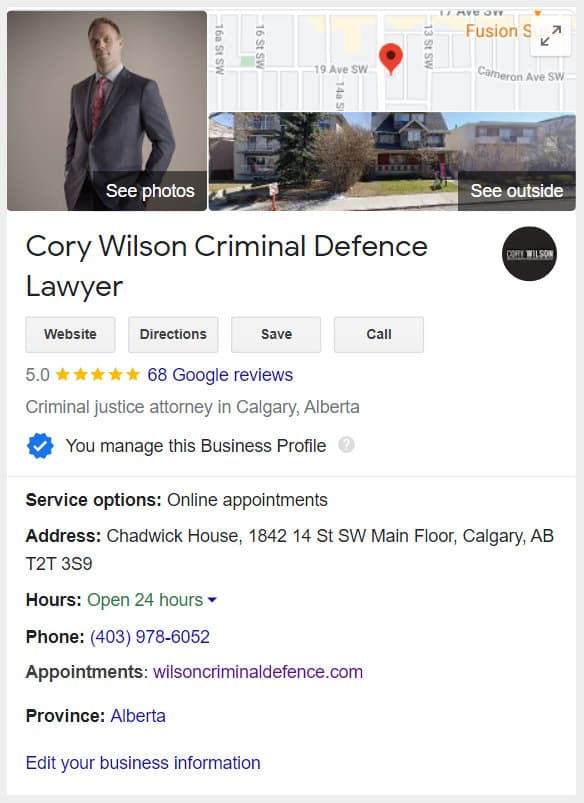 cory-wilson-google-business-page