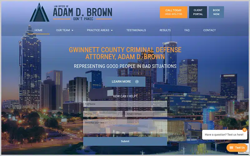 adam-brown-best-law-firm-websites