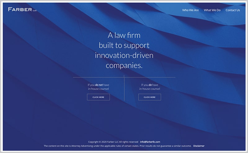 farber-best-law-firm-websites