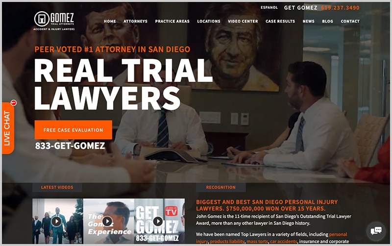 gomez-best-law-firm-websites