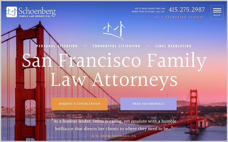 scoenberg-best-law-firm-websites