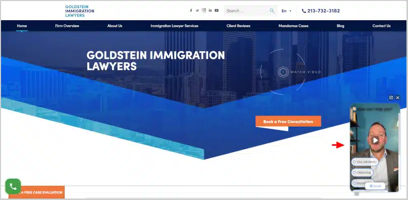 Live Chat for Law Firms Immigration