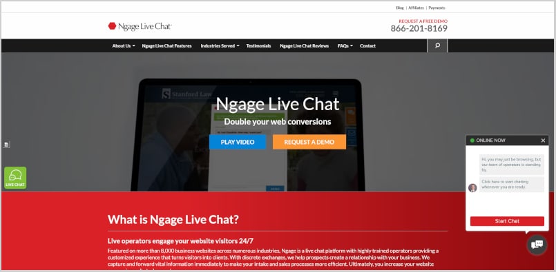 Live Chat for Law Firms Ngage