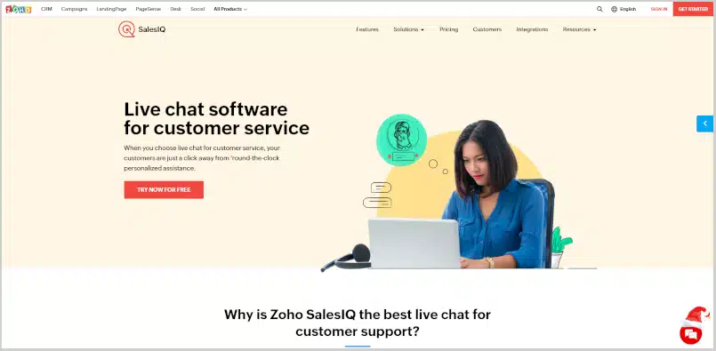 Live Chat for Law Firms SalesIQ
