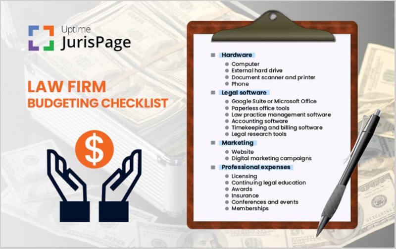 law firm budgeting checklist