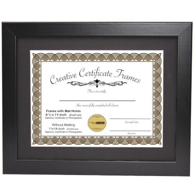 certificate document frame gift for lawyers