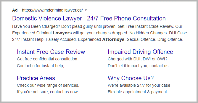 domestic violence lawyer google ads