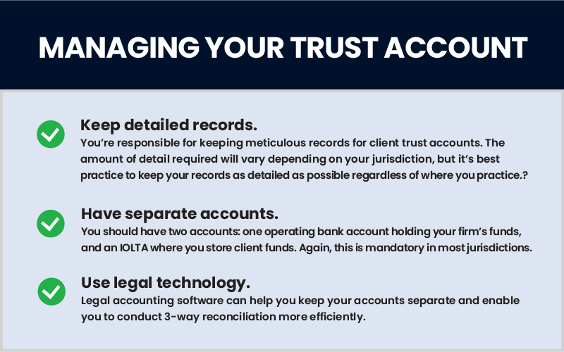 trust accounting tips