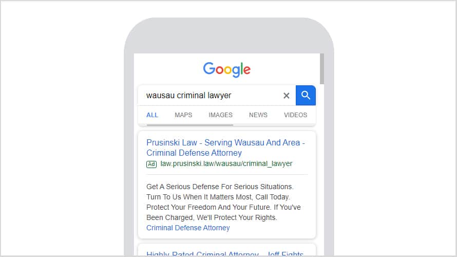 mobile google ad lawyers