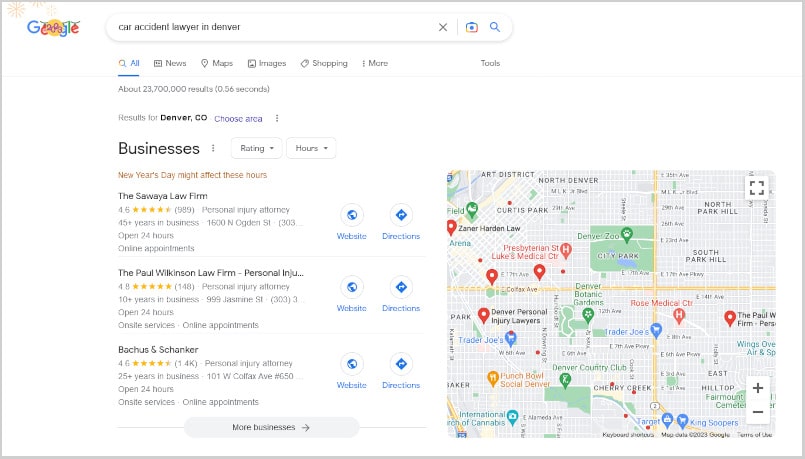Local SEO for Lawyers Google Map Pack