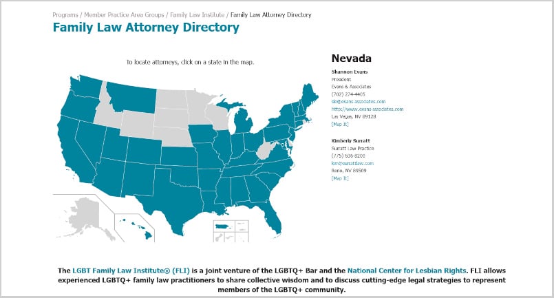 Legal Directories LGBTQ