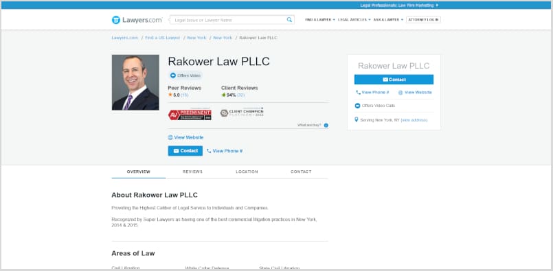 Rakower-Law-PLLC-Lawyers-com
