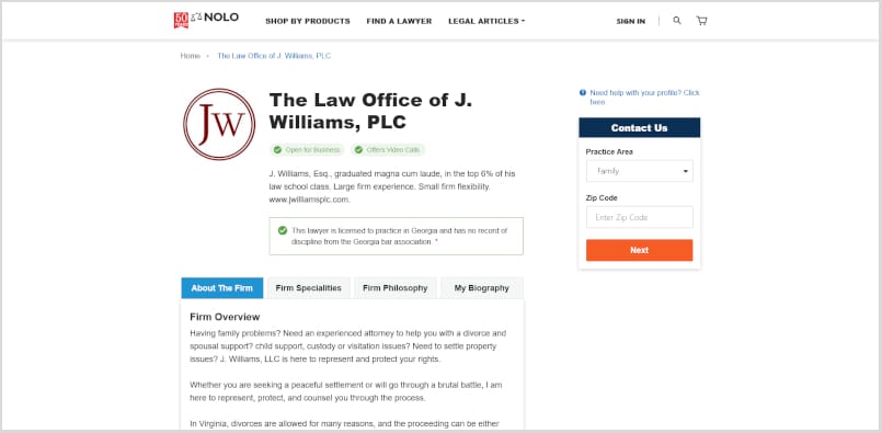 The-Law-Office-of-J-Williams-PLC-Nolo