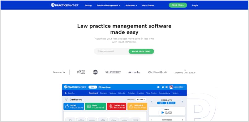 PracticePanther Law Practice Management Software