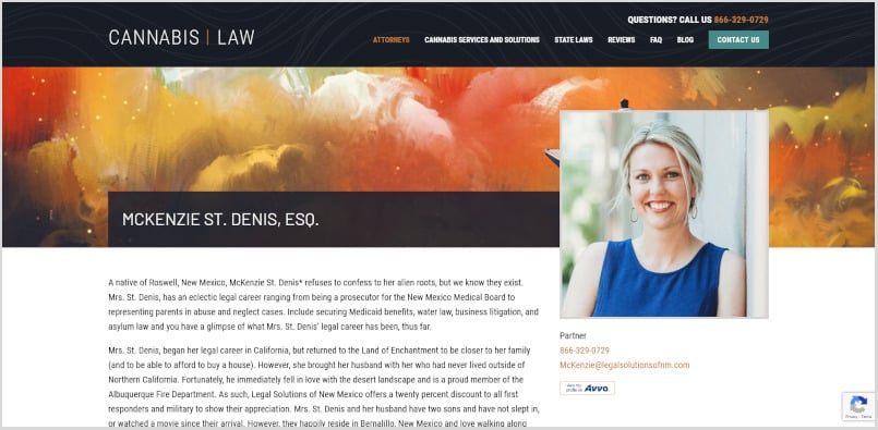 Law Firm Website Content Lawyer Bios