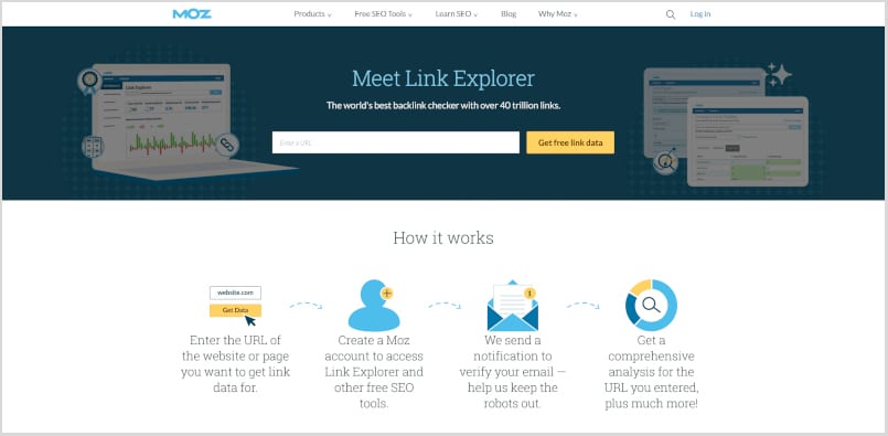 Link Building for Law Firms Moz Link Explorer