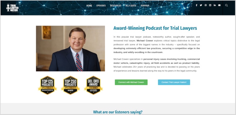 Link Building for Law Firms Podcasts