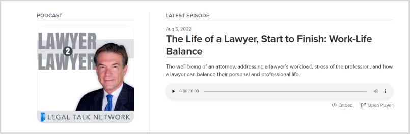 lawyer 2 lawyer podcast