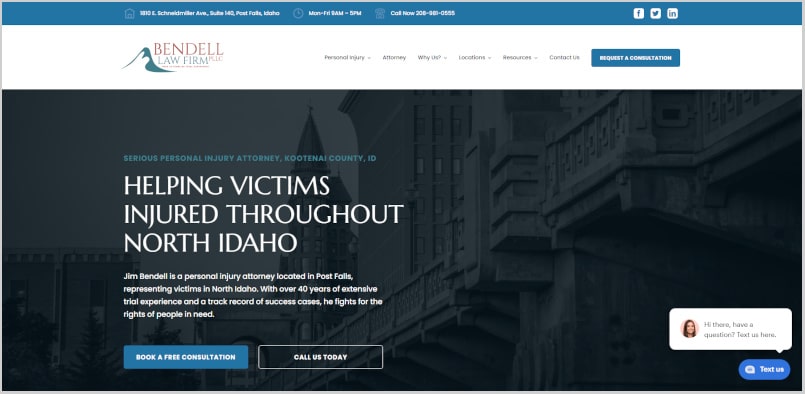 bendell law homepage
