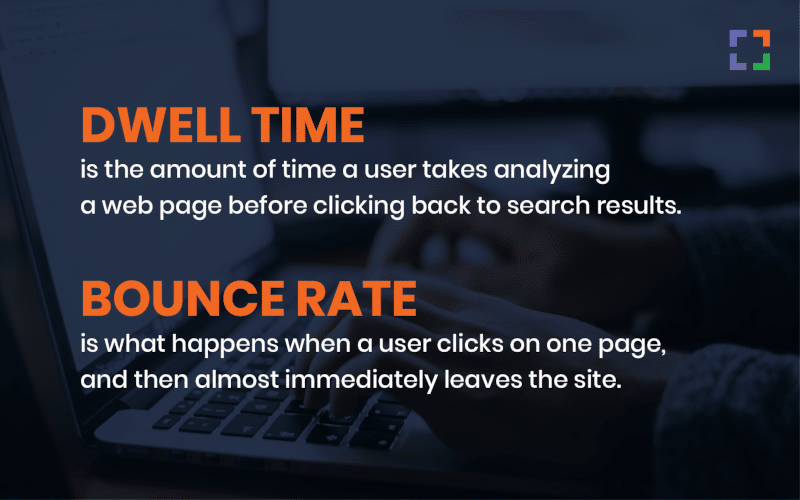 dwell time and bounce rate