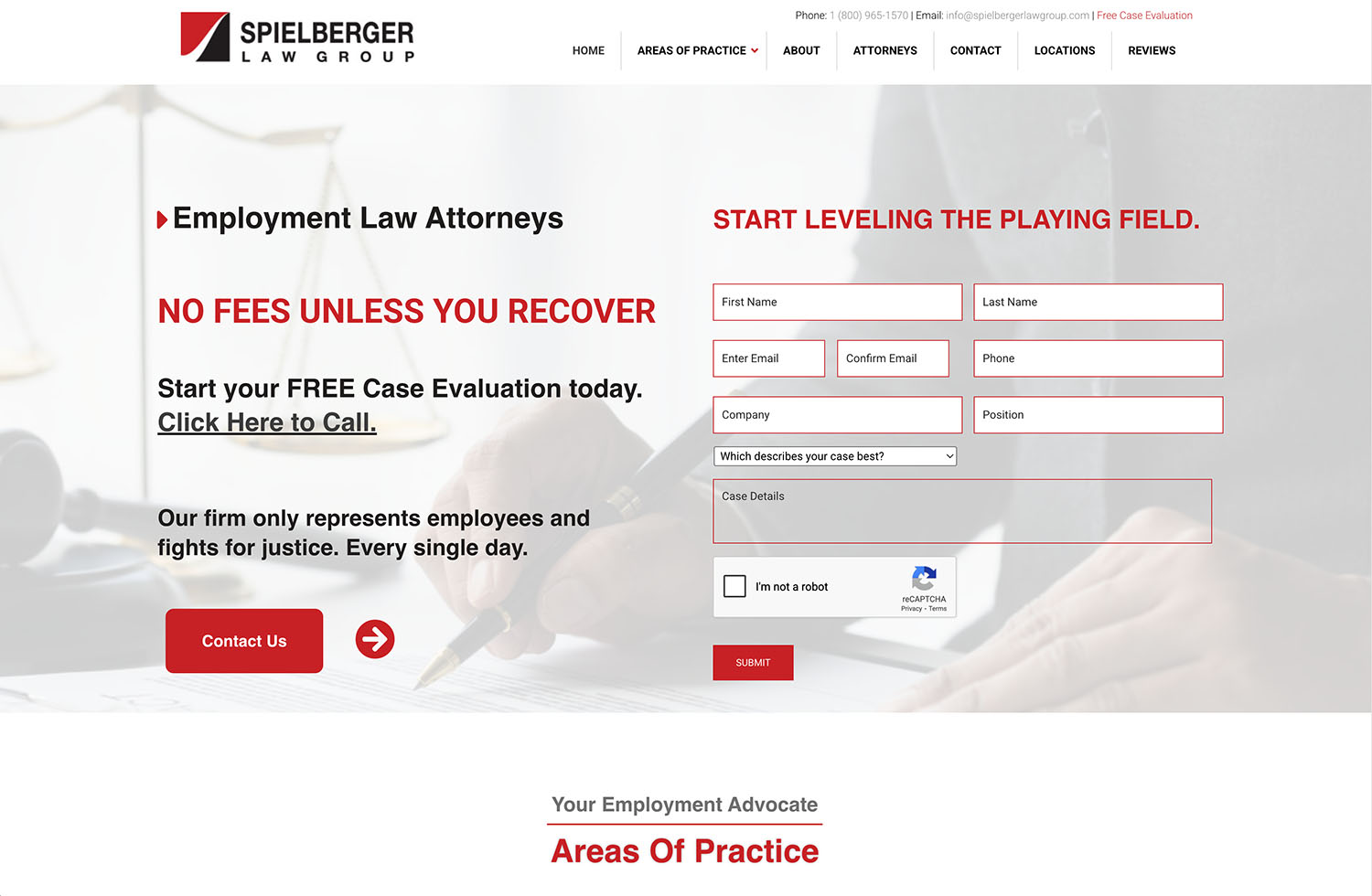 Best-Law-Firm-Landing-Pages-Spielberger