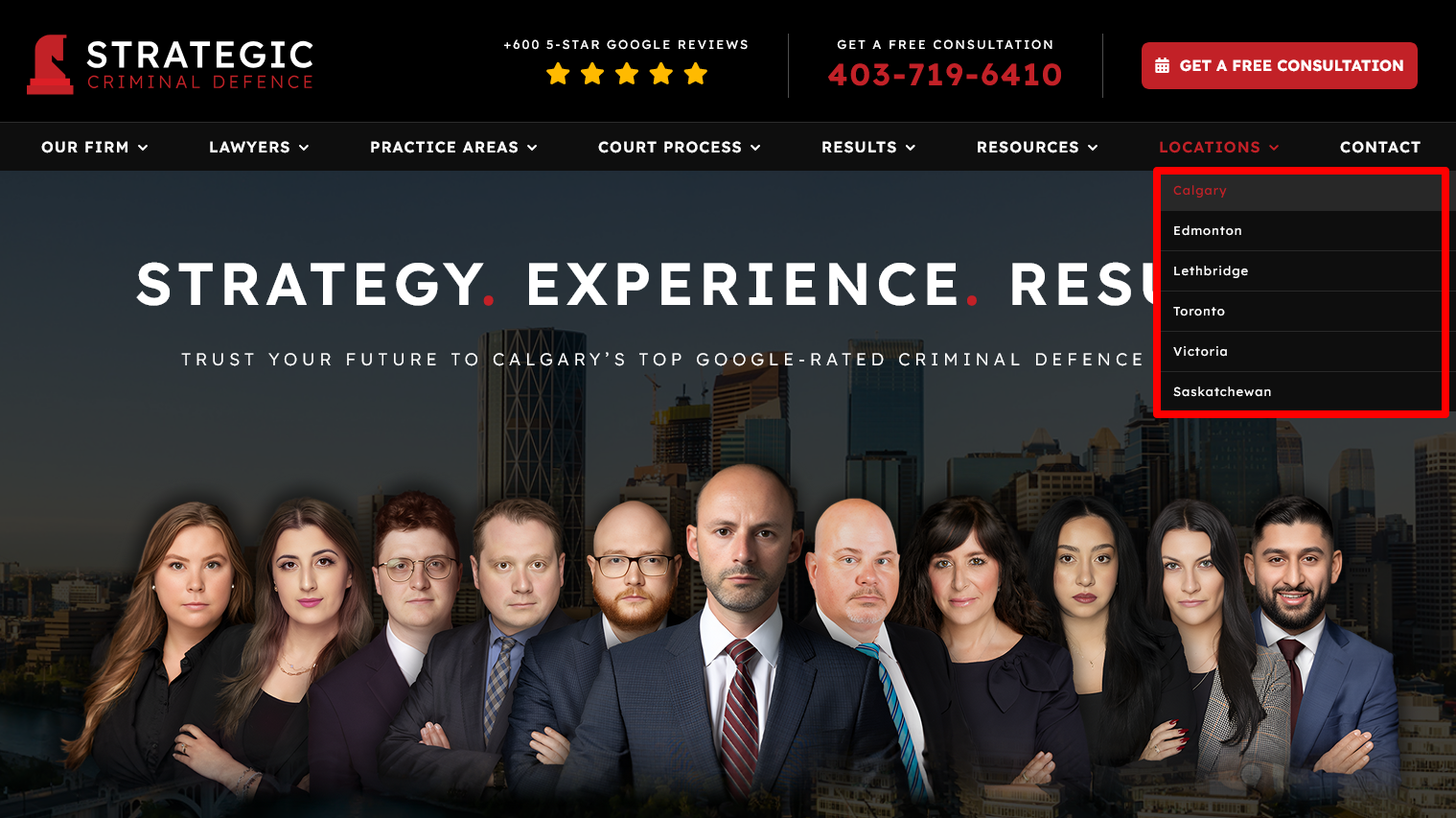 Dedicated Location Pages