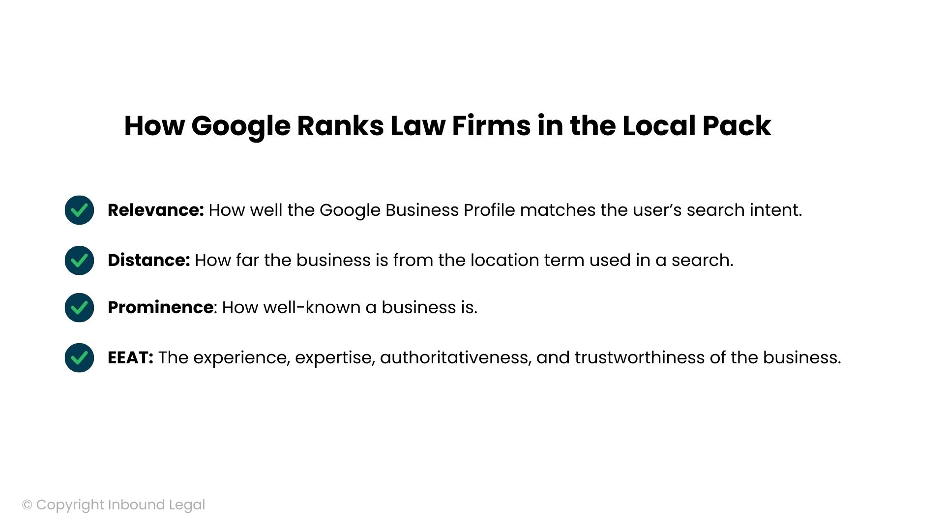 How Google Ranks Law Firms in the Local Pack