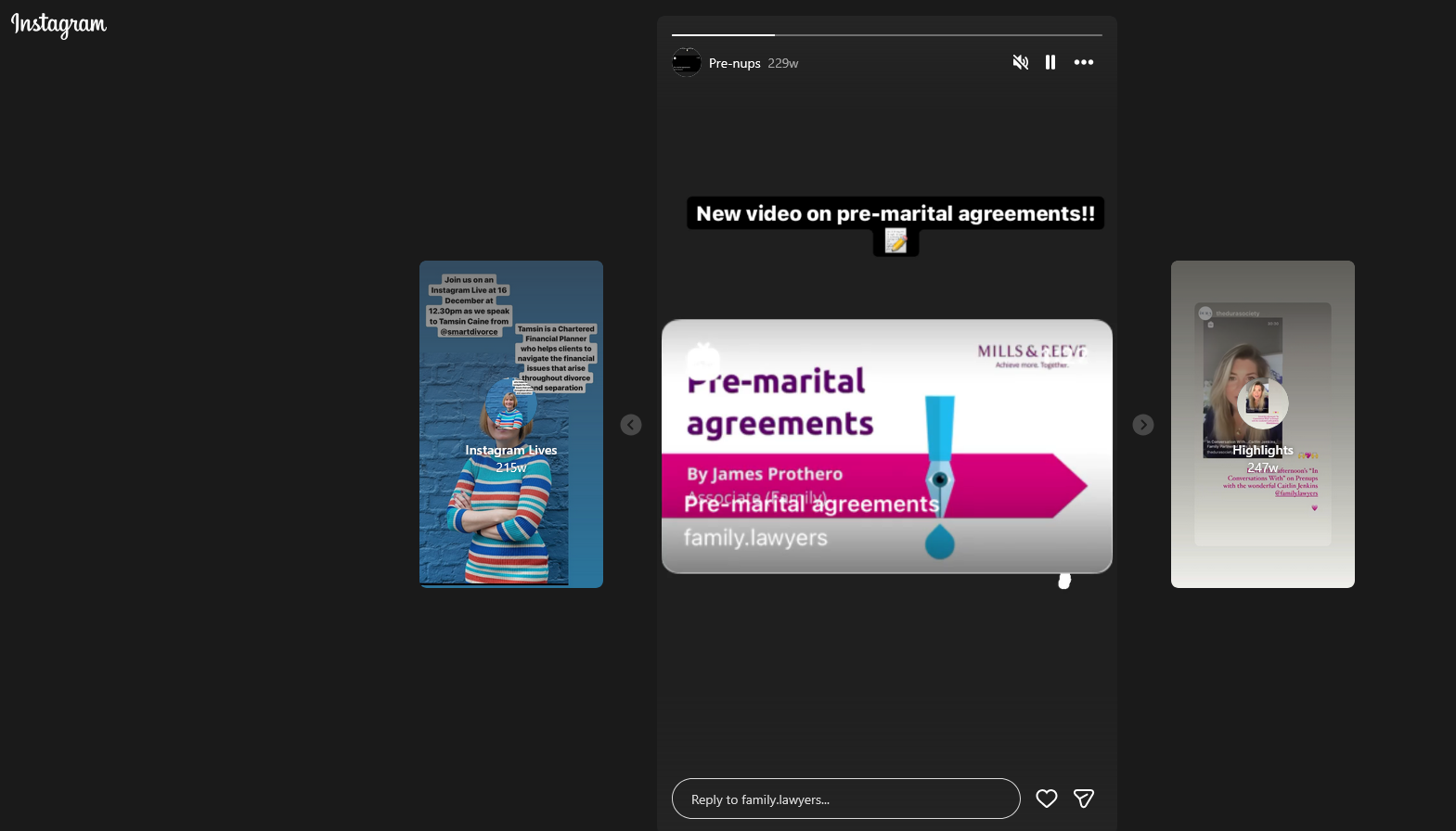 Instagram for Lawyers Content