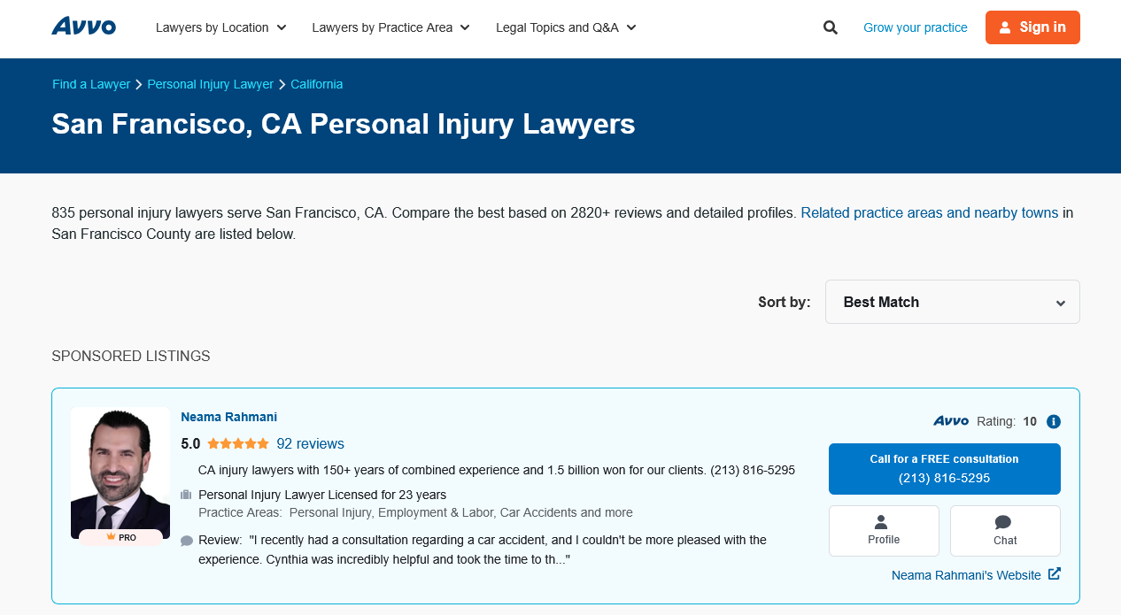 Law Firm Directory Citations Links