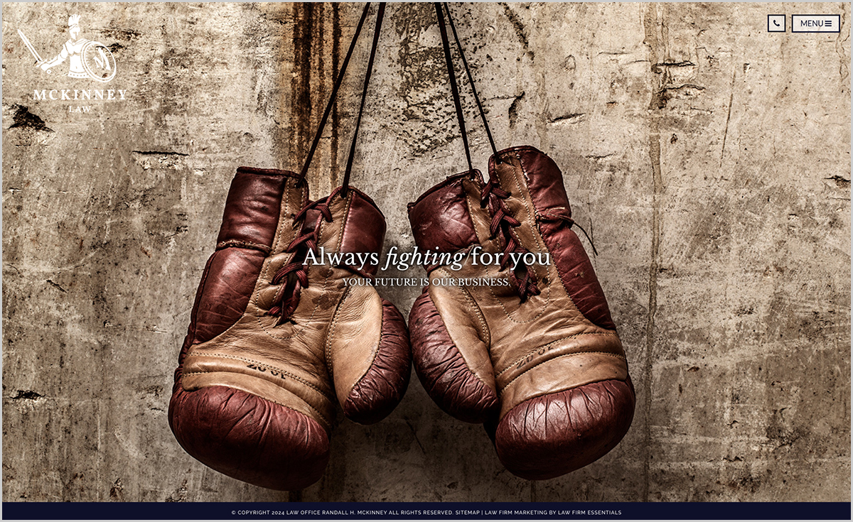 Mobile First Law Firm Website