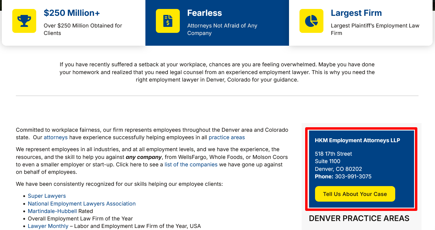 Name Address Phone Law Firms