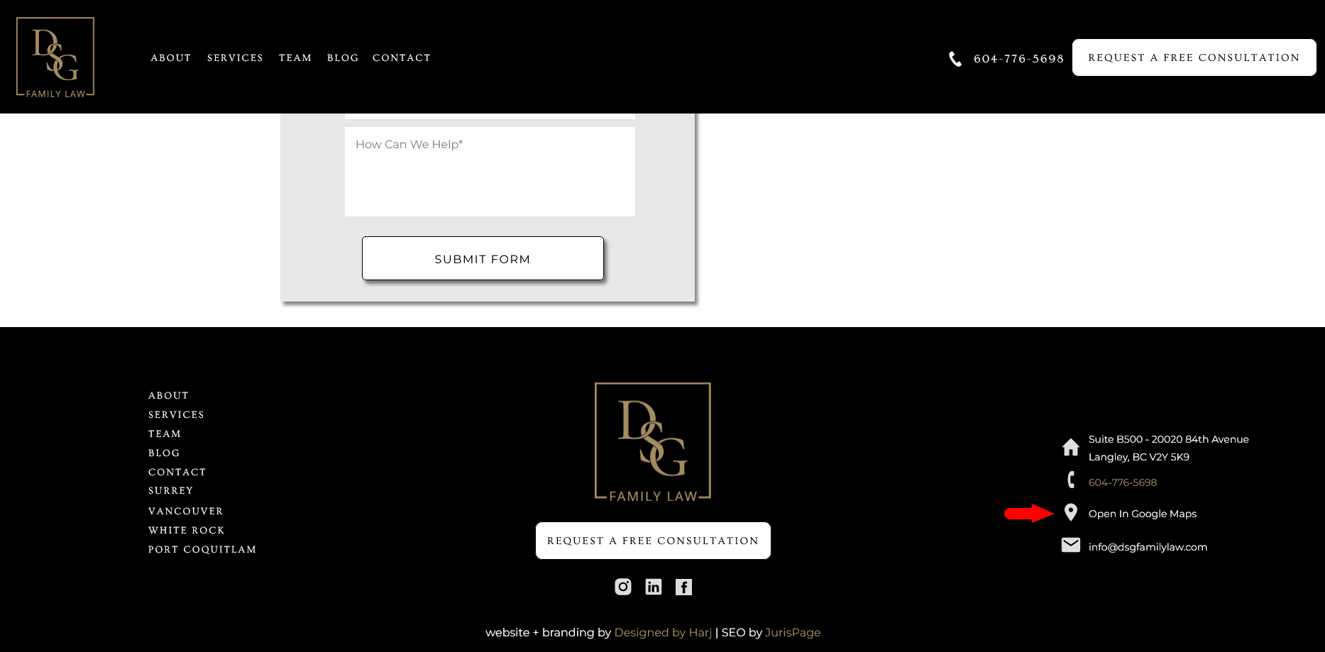 On Page SEO Google Map-Link