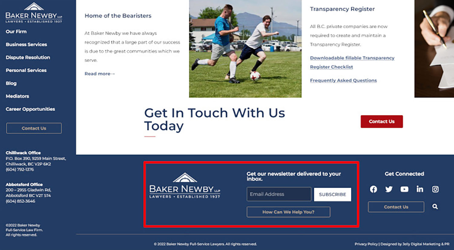 Criminal Defense Lawyer Marketing Newsletter Capture