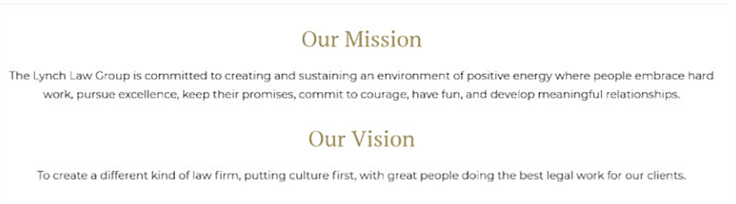 Law Firm Branding Vision