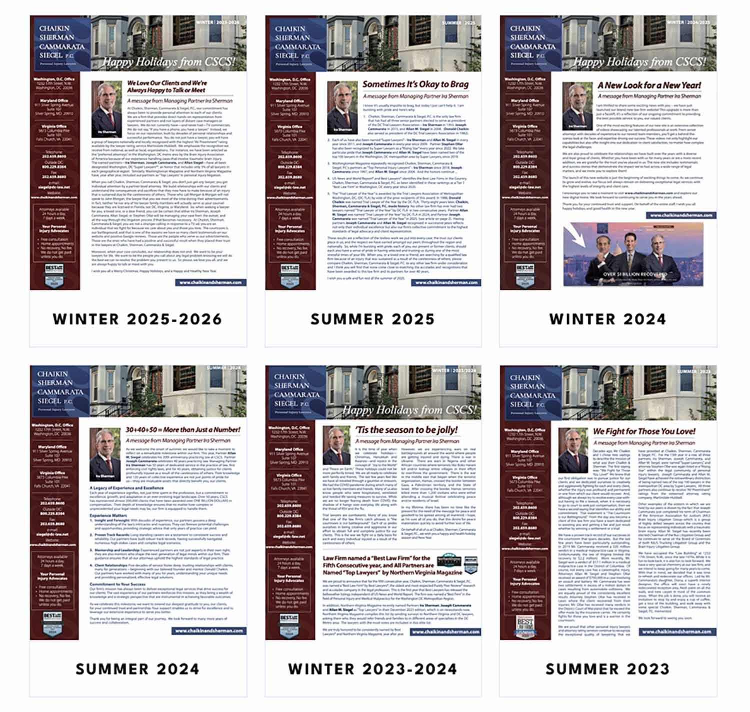 Law Firm Newsletter Frequency