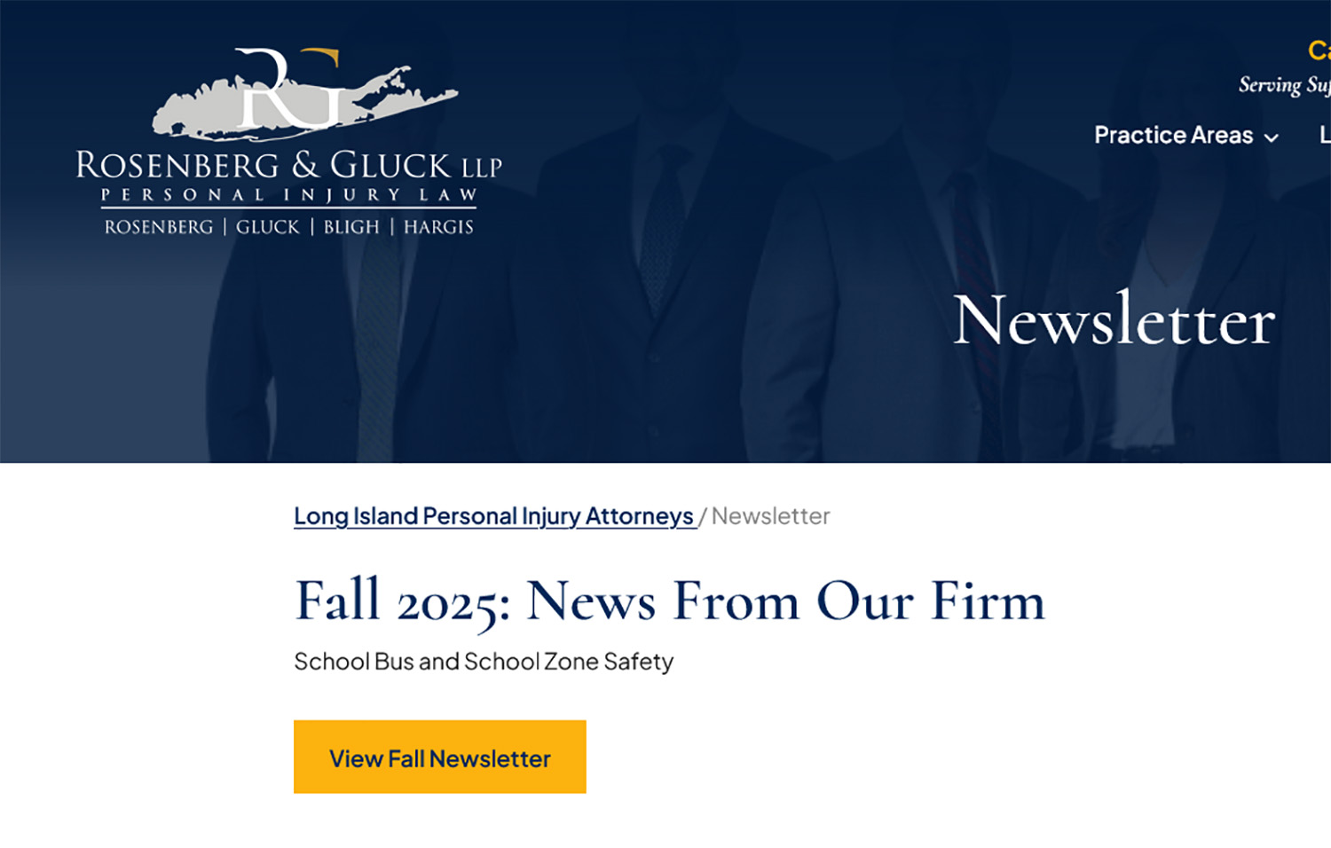 Law Firm Newsletter Teaser