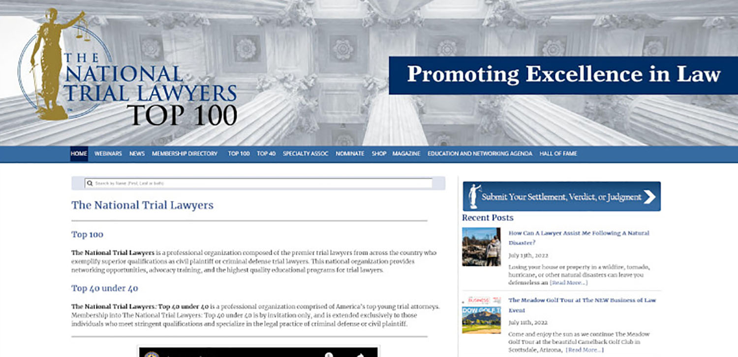 Link Building for Lawyers National Trial Lawyers