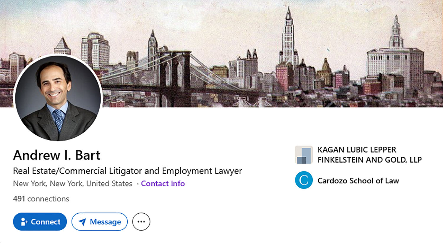 LinkedIn for Lawyers Andrew I Bart LinkedIn