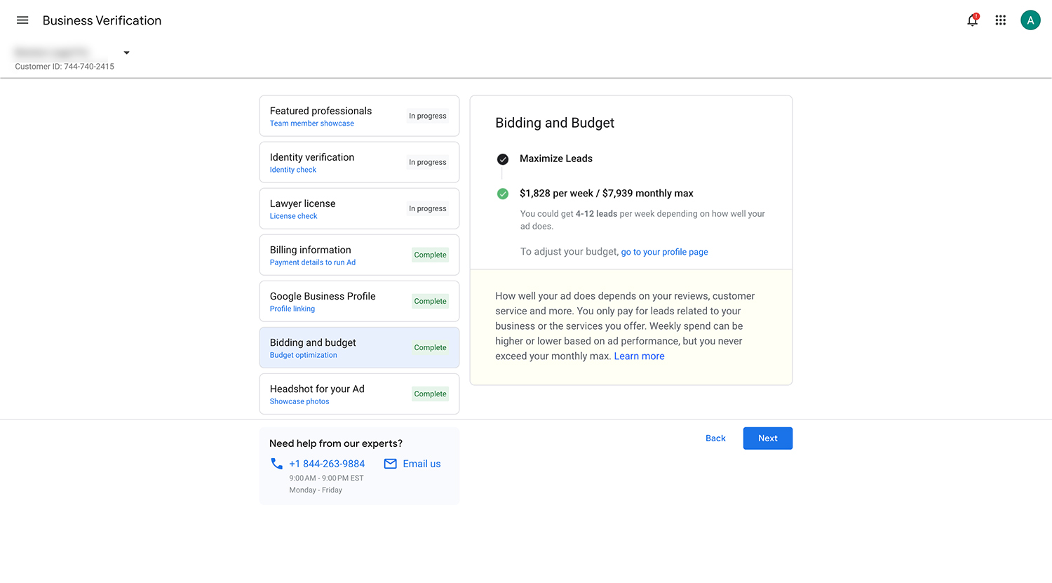 Local Service Ads for Lawyers-vertification-4