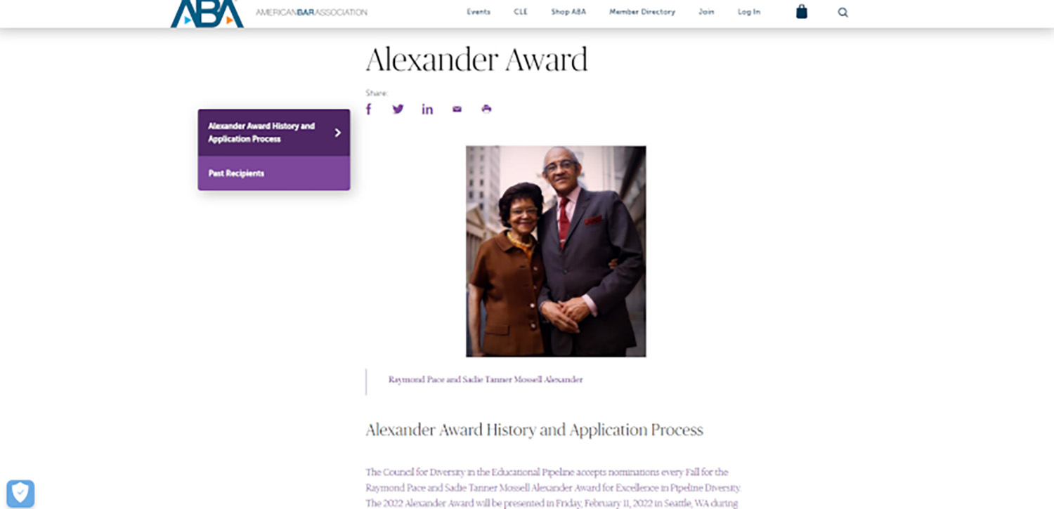 Alexander Award