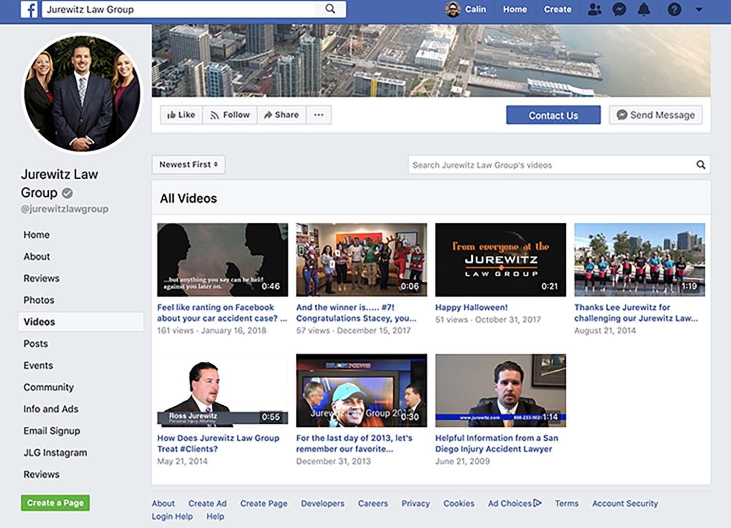 Attorney Videos on Facebook