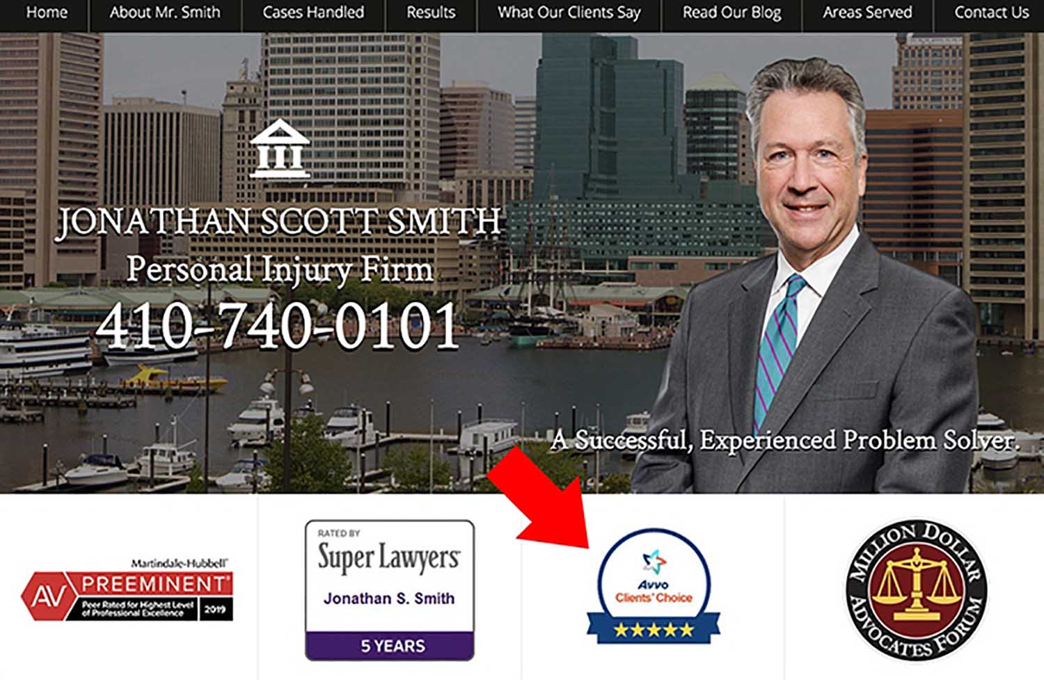 Avvo Customer Choice Award