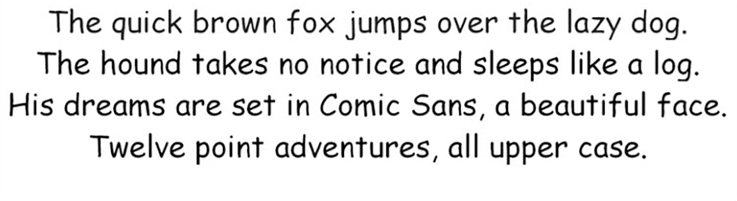 Comic Sans