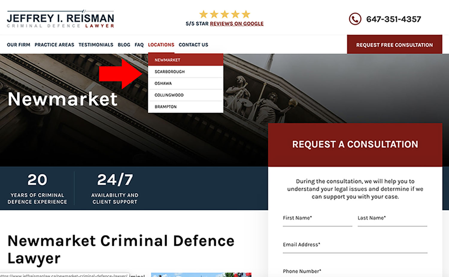 Criminal Defense Locations