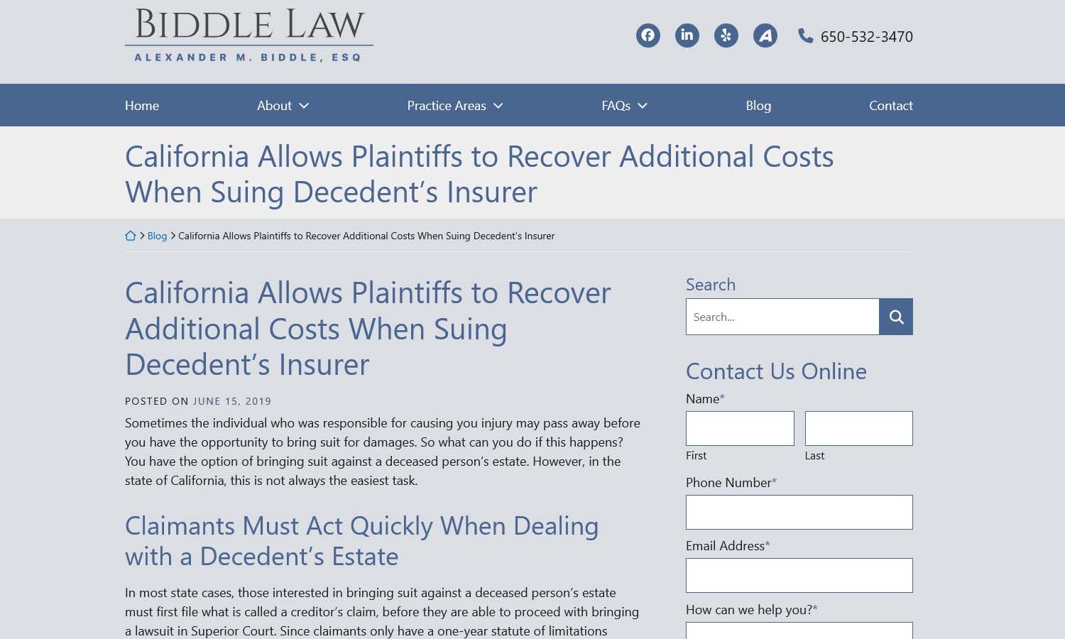 Internet Marketing Estate Planning Lawyers Biddle Law Estate Planning Blog