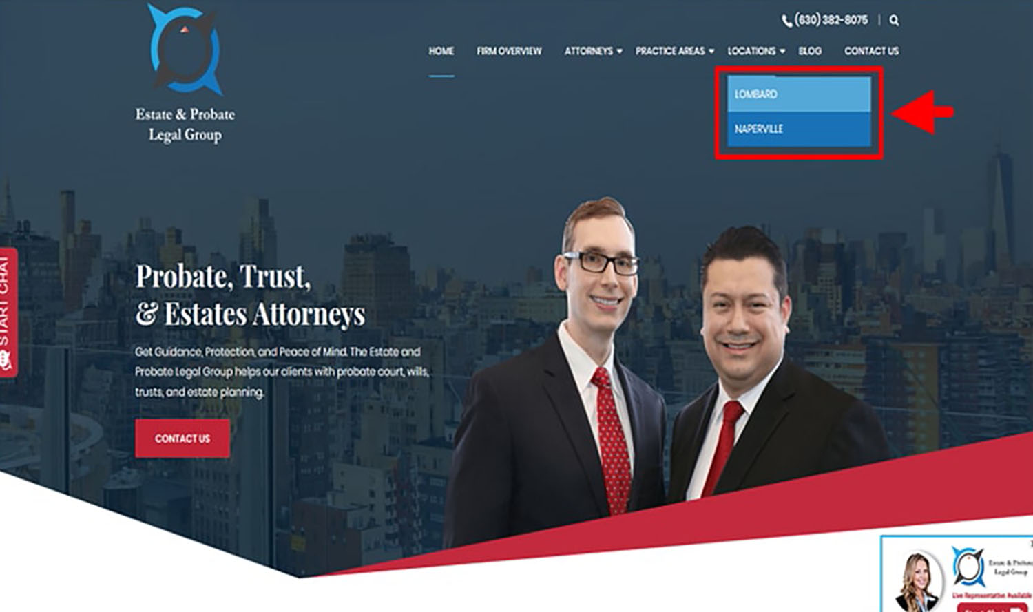 Internet Marketing Estate Planning Lawyers Estate Probate Legal Group Website